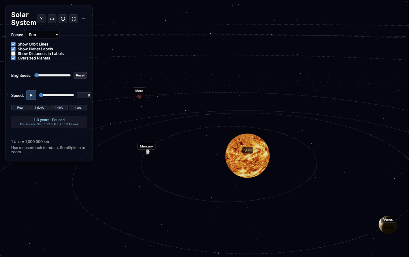 Solar System Simulation